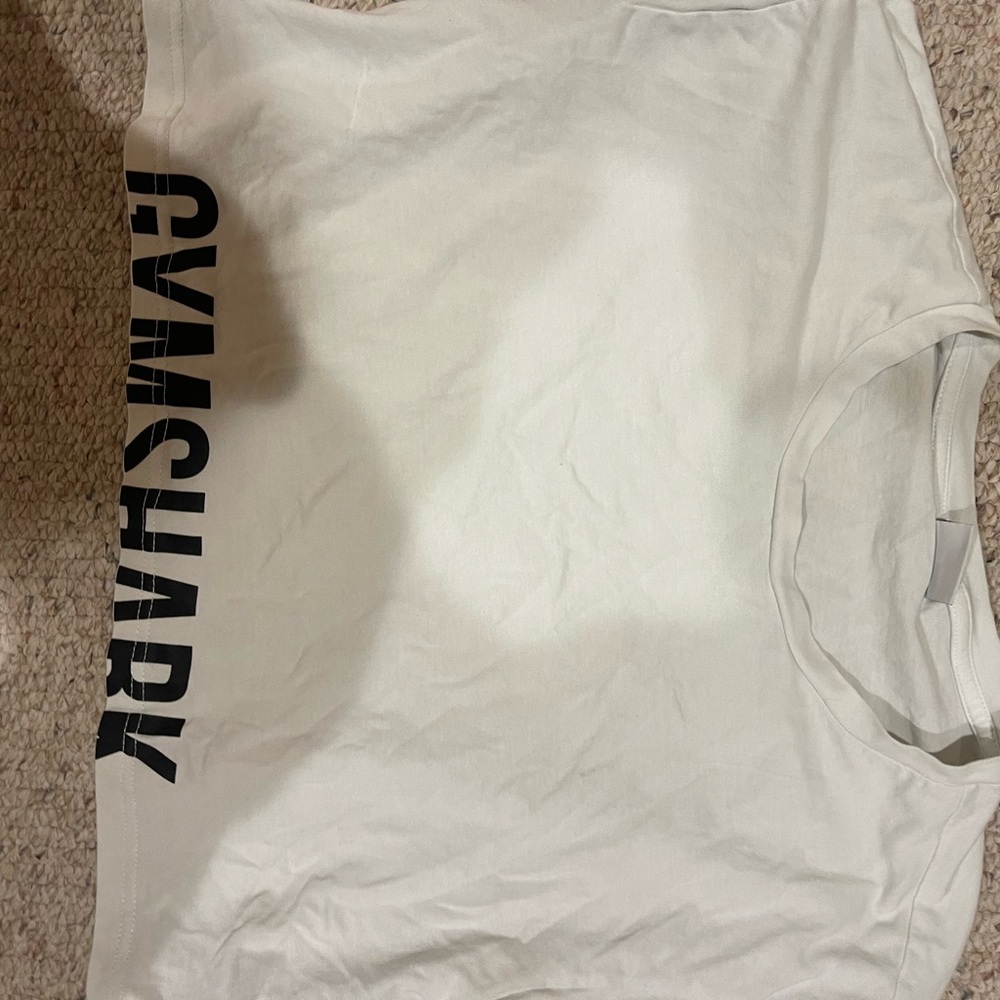 Gymshark White Short Sleeve Tee - Picture 2 of 3